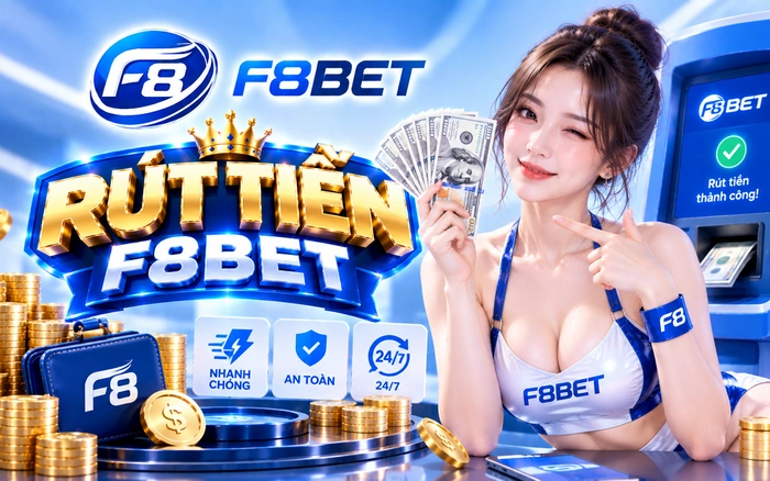 Rút Tiền F8BET: Hướng Dẫn Rút Thần Tốc 1:1 Trong 3 Phút