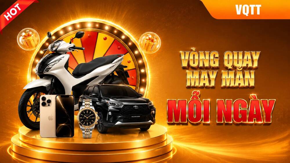Ưu đãi NEW88 với vòng quay may mắn